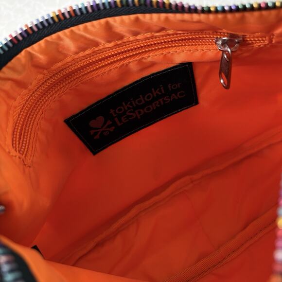 Tokidoki x LeSportsac Trasporto Ciao Shoulder Bag Rare Retired Print Gray NWOT - Picture 7 of 12